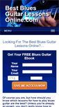 Mobile Screenshot of bestbluesguitarlessonsonline.com